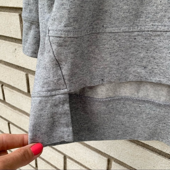 Eileen Fisher Organic Cotton Gray Crewneck Long Sleeve Hi-Low Sweatshirt XXS - Picture 9 of 12